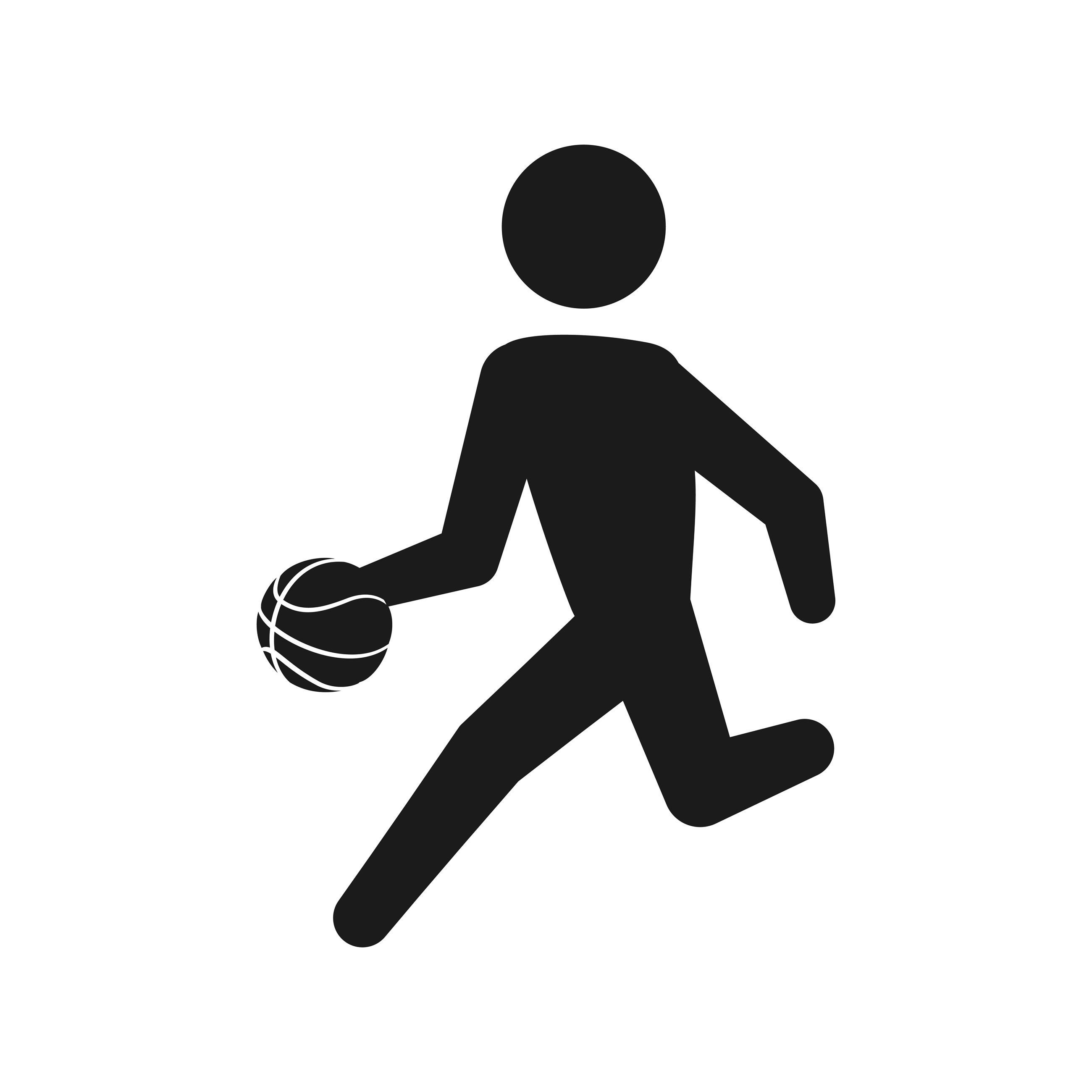 Basketball Player Dribbling